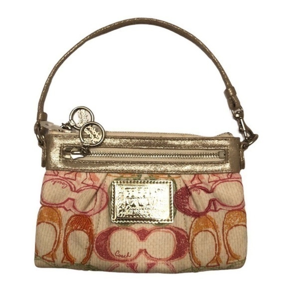 Coach poppy mini bag baguette multicolor Scribble
